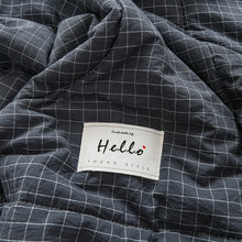 Load image into Gallery viewer, PuTwo薄款全棉水洗棉夏季空调被C款(1被子+2枕套) 小格 200*150cm