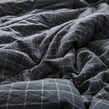 Load image into Gallery viewer, PuTwo薄款全棉水洗棉夏季空调被C款(1被子+2枕套) 小格 200*150cm