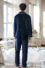 Laden Sie das Bild in den Galerie-Viewer, PuTwo 男款法兰绒居家服(280gsm法兰绒)