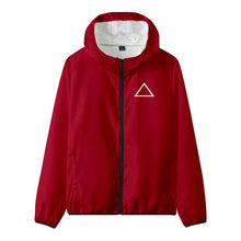 Carica l'immagine nel visualizzatore di Gallery, PuTwo万圣节角色扮演鱿鱼游戏外套红色上衣秋季上衣兜帽上衣