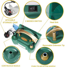 Cargar imagen en el visor de la galería, AMBA Balloon Pump, 220V-240V 600W Electric Balloon Pump, Balloon Pump Electric, Electric Balloon Inflator, Portable Balloon Inflator, Dual Nozzle Balloon Air Pump, Air Pump for Balloon Garland
