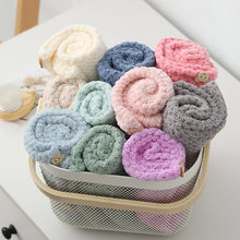 Laden Sie das Bild in den Galerie-Viewer, PuTwo素色单层干发浴帽 24*62cm 4条/包