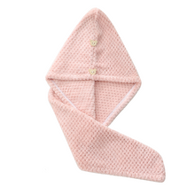 Laden Sie das Bild in den Galerie-Viewer, PuTwo素色单层干发浴帽 24*62cm 4条/包