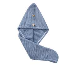 Laden Sie das Bild in den Galerie-Viewer, PuTwo素色单层干发浴帽 24*62cm 4条/包