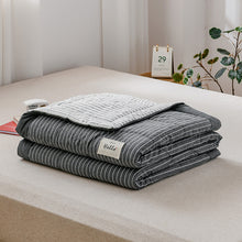 Carica l'immagine nel visualizzatore di Gallery, PuTwo薄款全棉水洗棉夏季空调被C款(1被子+2枕套)