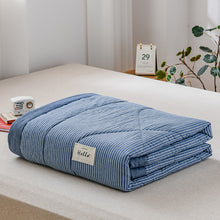 Carica l'immagine nel visualizzatore di Gallery, PuTwo薄款全棉水洗棉夏季空调被C款(1被子+2枕套)