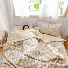 Carica l'immagine nel visualizzatore di Gallery, PuTwo薄款全棉水洗棉夏季空调被C款(1被子+2枕套)