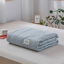 Carica l'immagine nel visualizzatore di Gallery, PuTwo薄款全棉水洗棉夏季空调被C款(1被子+2枕套)
