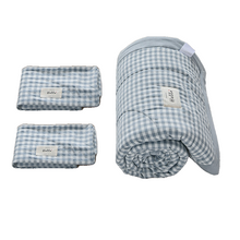 Carica l'immagine nel visualizzatore di Gallery, PuTwo薄款全棉水洗棉夏季空调被C款(1被子+2枕套)