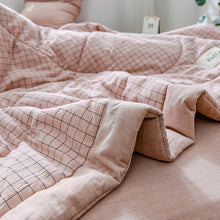 Carica l'immagine nel visualizzatore di Gallery, PuTwo薄款全棉水洗棉夏季空调被C款(1被子+2枕套)