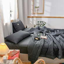 Carica l'immagine nel visualizzatore di Gallery, PuTwo薄款全棉水洗棉夏季空调被C款(1被子+2枕套)