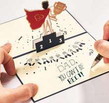 Laden Sie das Bild in den Galerie-Viewer, LuluPlus Fathers Day Cards, Pop Up Fathers Day Card, Fathers Day Card Grandad, Dad Fathers Day Card from Daughter, Happy Fathers Day Card from Son, Fathers Day Card for Husband, Daddy, Papa (Superman)