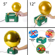 Cargar imagen en el visor de la galería, AMBA Balloon Pump, 220V-240V 600W Electric Balloon Pump, Balloon Pump Electric, Electric Balloon Inflator, Portable Balloon Inflator, Dual Nozzle Balloon Air Pump, Air Pump for Balloon Garland