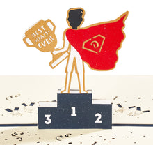 Laden Sie das Bild in den Galerie-Viewer, LuluPlus Fathers Day Cards, Pop Up Fathers Day Card, Fathers Day Card Grandad, Dad Fathers Day Card from Daughter, Happy Fathers Day Card from Son, Fathers Day Card for Husband, Daddy, Papa (Superman)