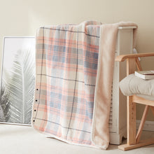 Load image into Gallery viewer, PuTwo 牛奶绒多功能披肩毛毯 80*140cm