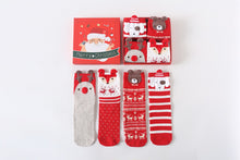 Carica l'immagine nel visualizzatore di Gallery, PuTwo 圣诞礼盒装女袜(内含4双)