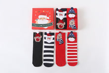 Carica l'immagine nel visualizzatore di Gallery, PuTwo 圣诞礼盒装女袜(内含4双)