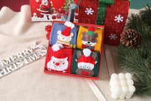 Carica l'immagine nel visualizzatore di Gallery, PuTwo 圣诞礼盒装女袜(内含4双)