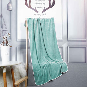 LATT LIV-北欧风刺绣款舒适浴巾-绿色-1111192964-140x70cm