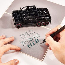 Charger l&#39;image dans la galerie, LuluPlus Fathers Day Cards, Pop Up Fathers Day Card, Fathers Day Card Grandad, Dad Fathers Day Card from Daughter, Happy Fathers Day Card from Son, Fathers Day Card for Husband, Daddy, Papa (Jeep)
