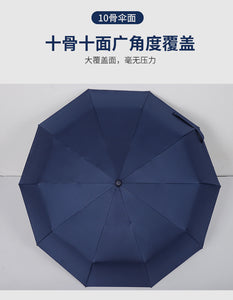 PuTwo三折叠晴雨两用自动伞(遮光防紫外线)  伞下直径104cm