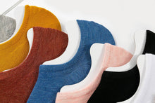 Charger l&#39;image dans la galerie, PuTwo春夏女袜A3款-纯色防滑隐形短袜， 10双/包，每色1双
