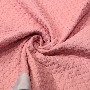 PuTwo薄款菠萝格纹抗菌冰爽冷感毯 粉色