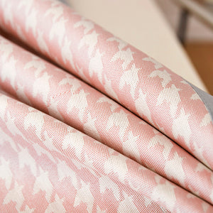 PuTwo格纹冰丝凉席3件套(2枕套+1凉席)   粉色